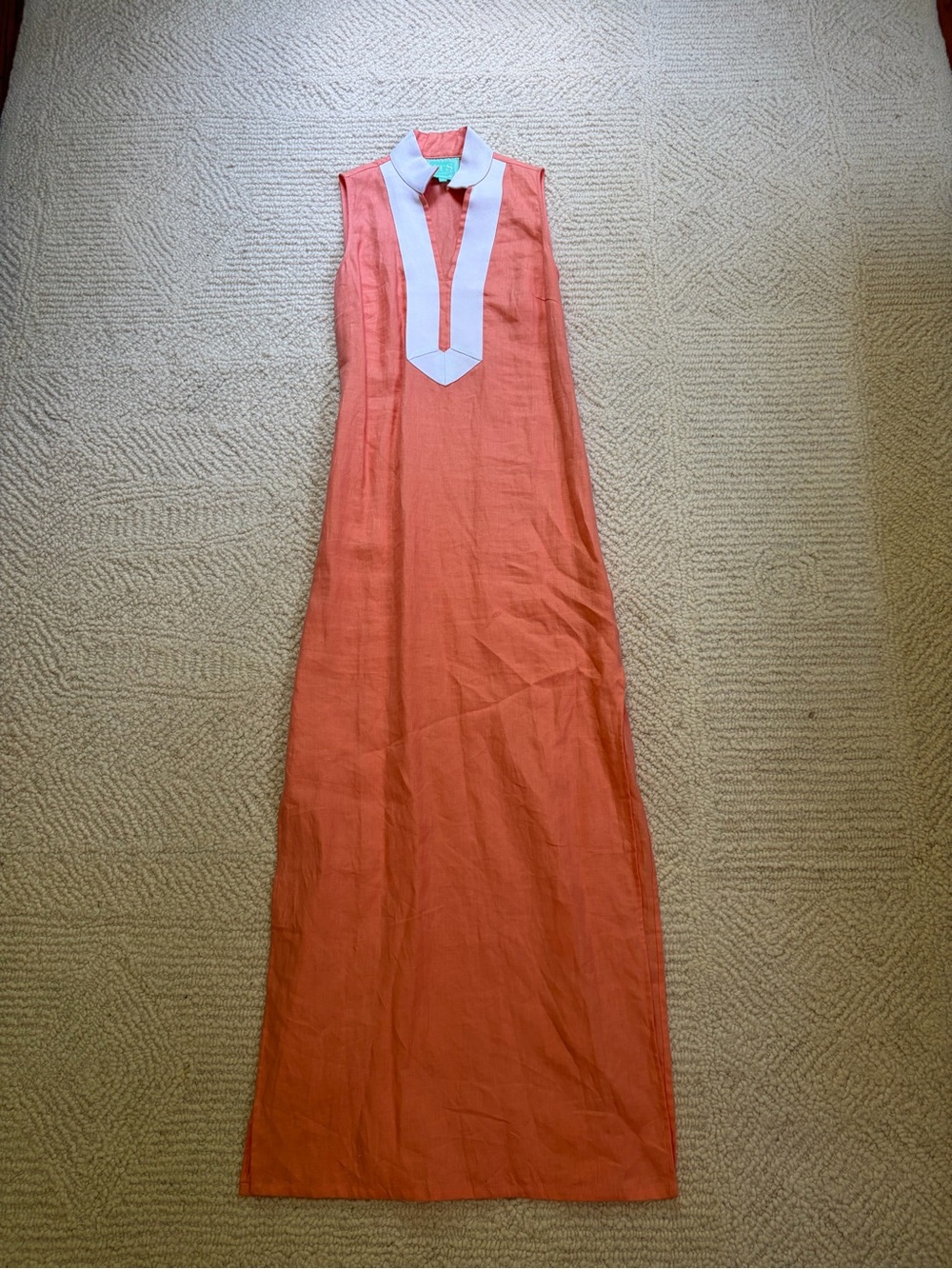 Sail to Sable Linen Tunic Maxi Dress